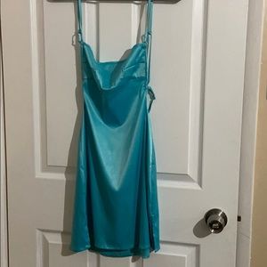 Baby Blue Fashion Nova dress